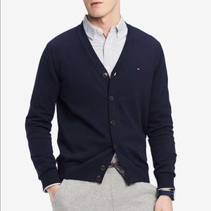 Men’s Signature Cardigan Sweater (Navy)